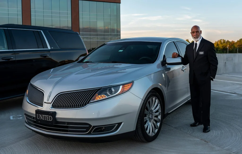 Private airport transfer Amsterdam luxury chauffeur at Schiphol Airport